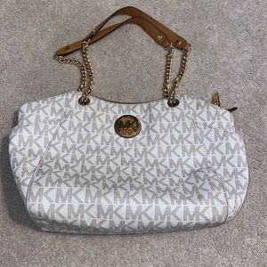 Michael Kors  white purse